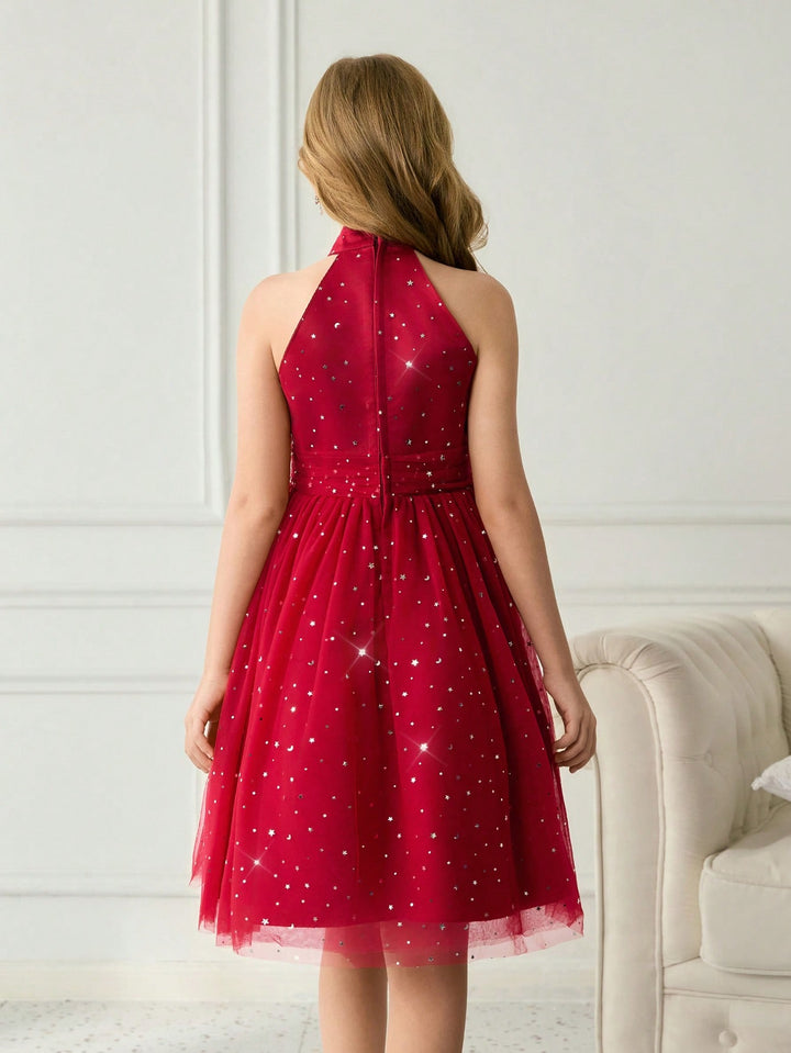SHEIN burgund party ruha