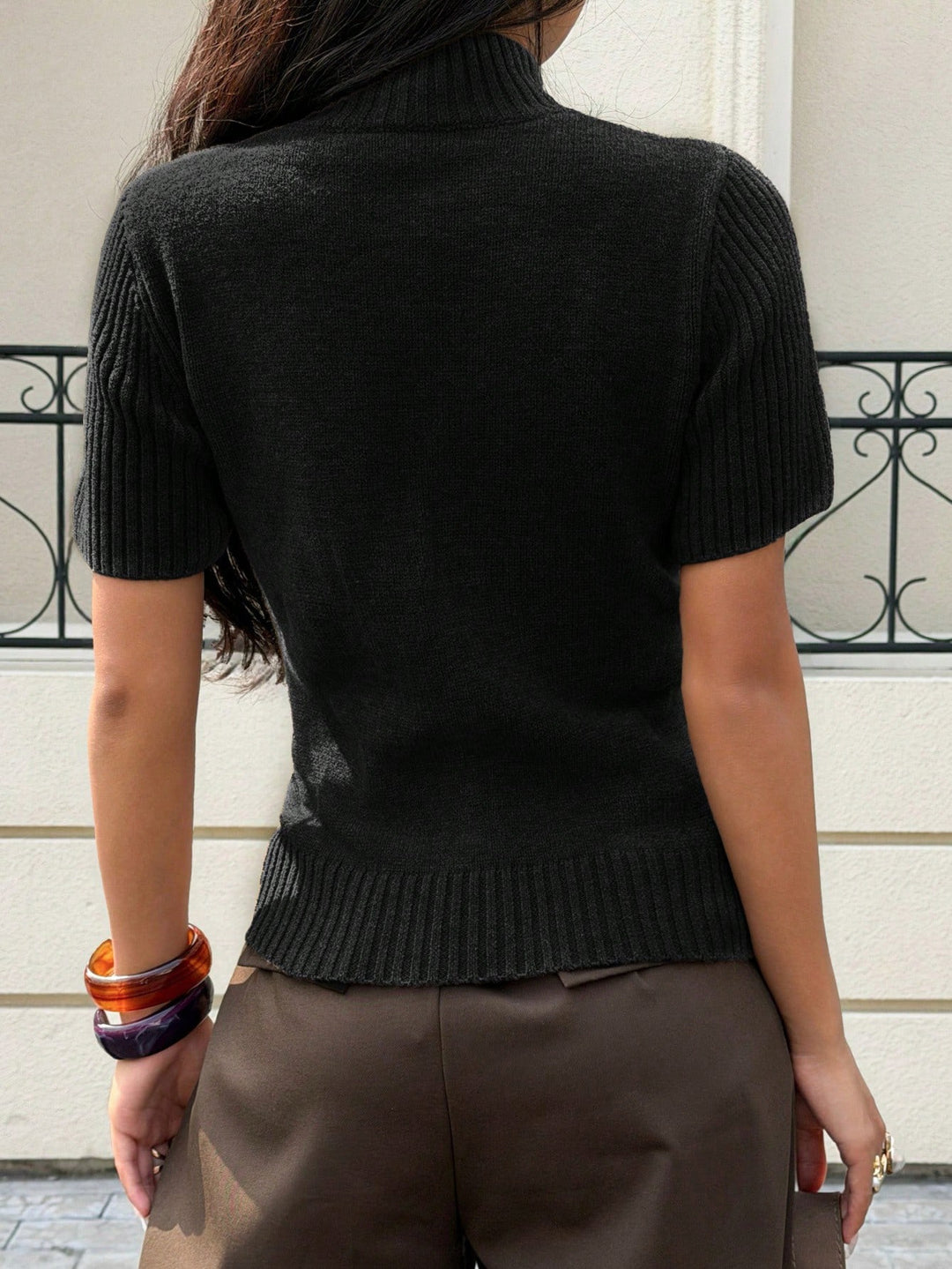 Pulover SHEIN, negru