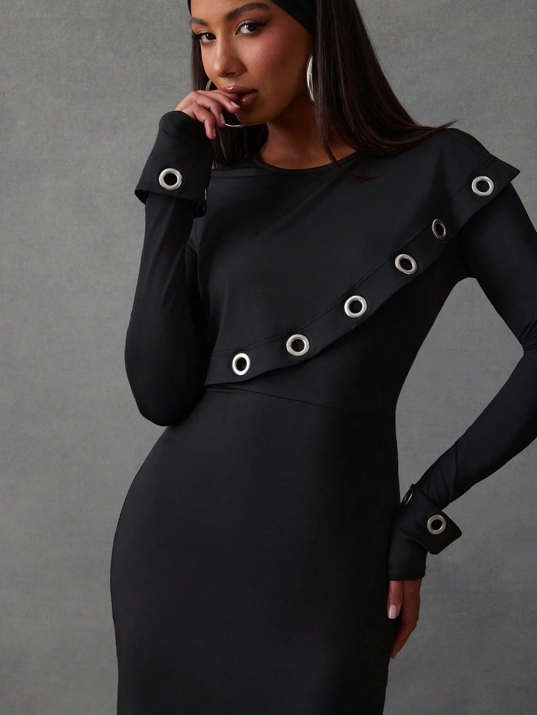 Rochie maxi SHEIN, negru