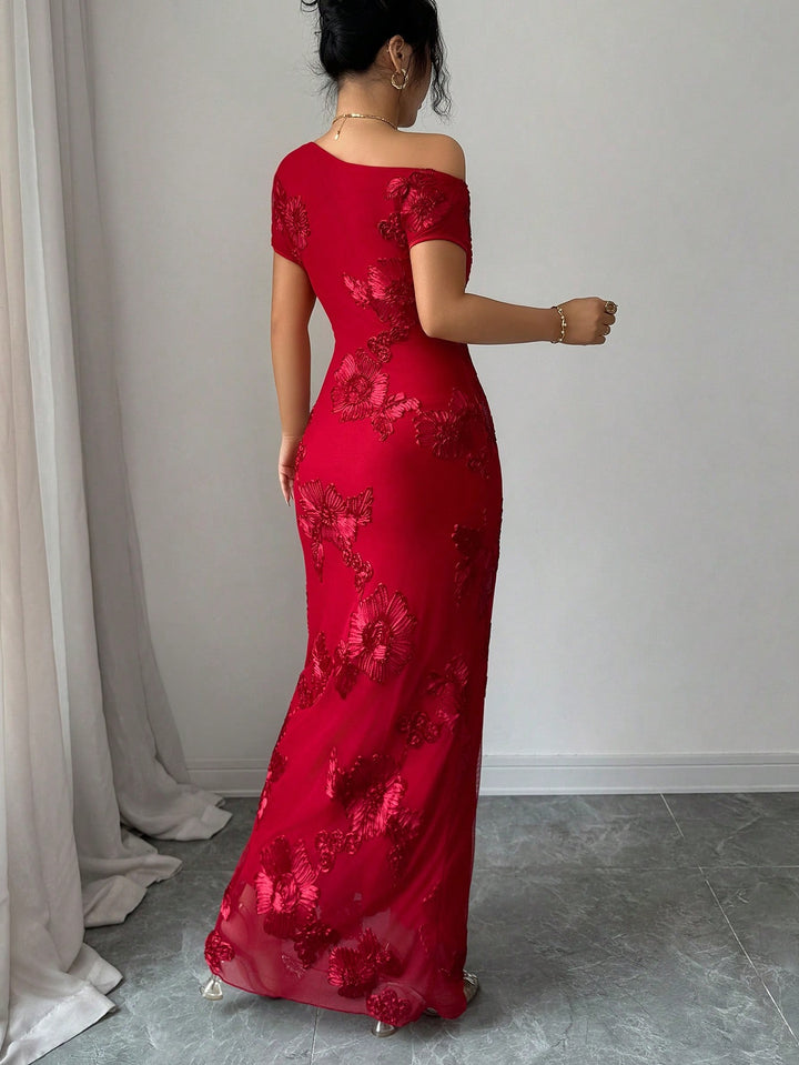 Rochie maxi SHEIN, roșu