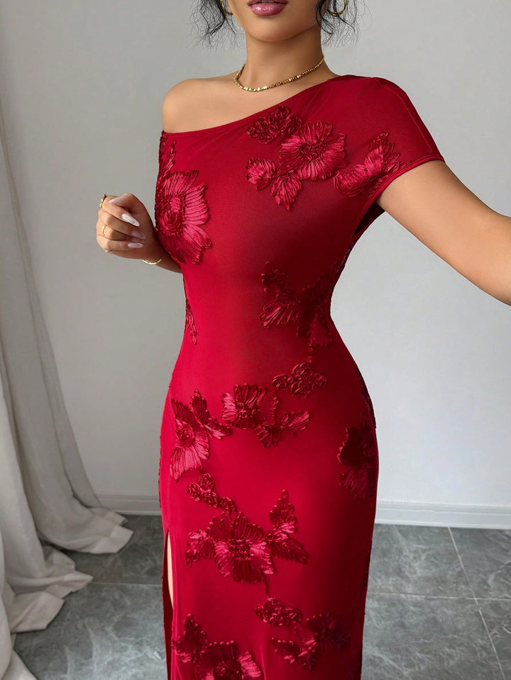 Rochie maxi SHEIN, roșu