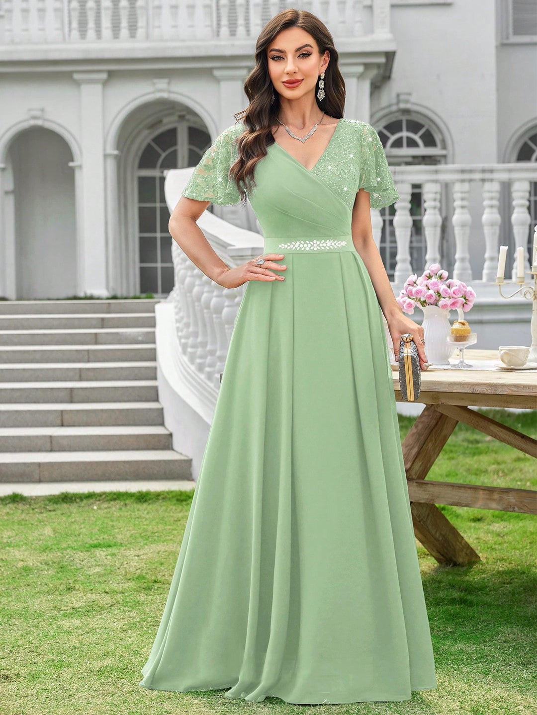 Rochie SHEIN, verde