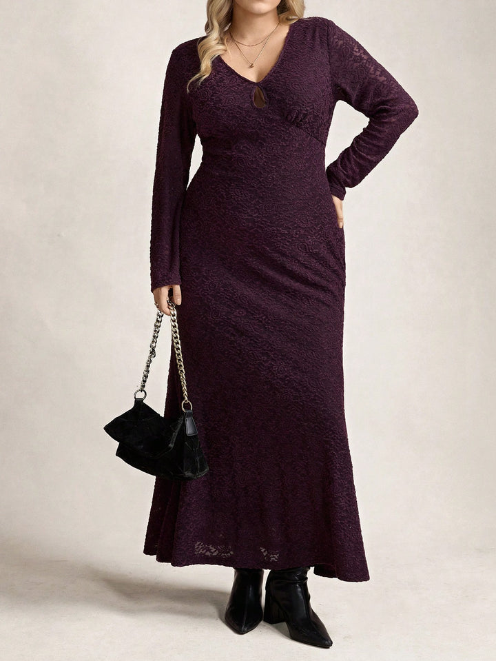 SHEIN lila maxi ruha