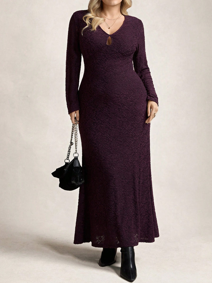 SHEIN lila maxi ruha