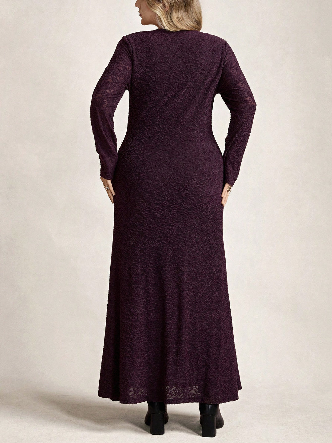 SHEIN lila maxi ruha