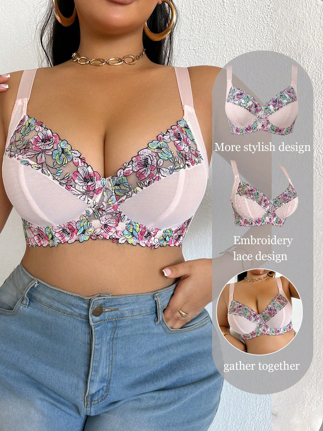 Sutien SHEIN, roz