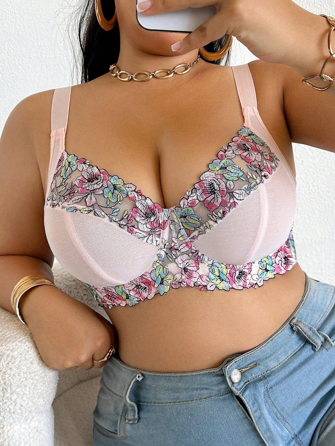 Sutien SHEIN, roz
