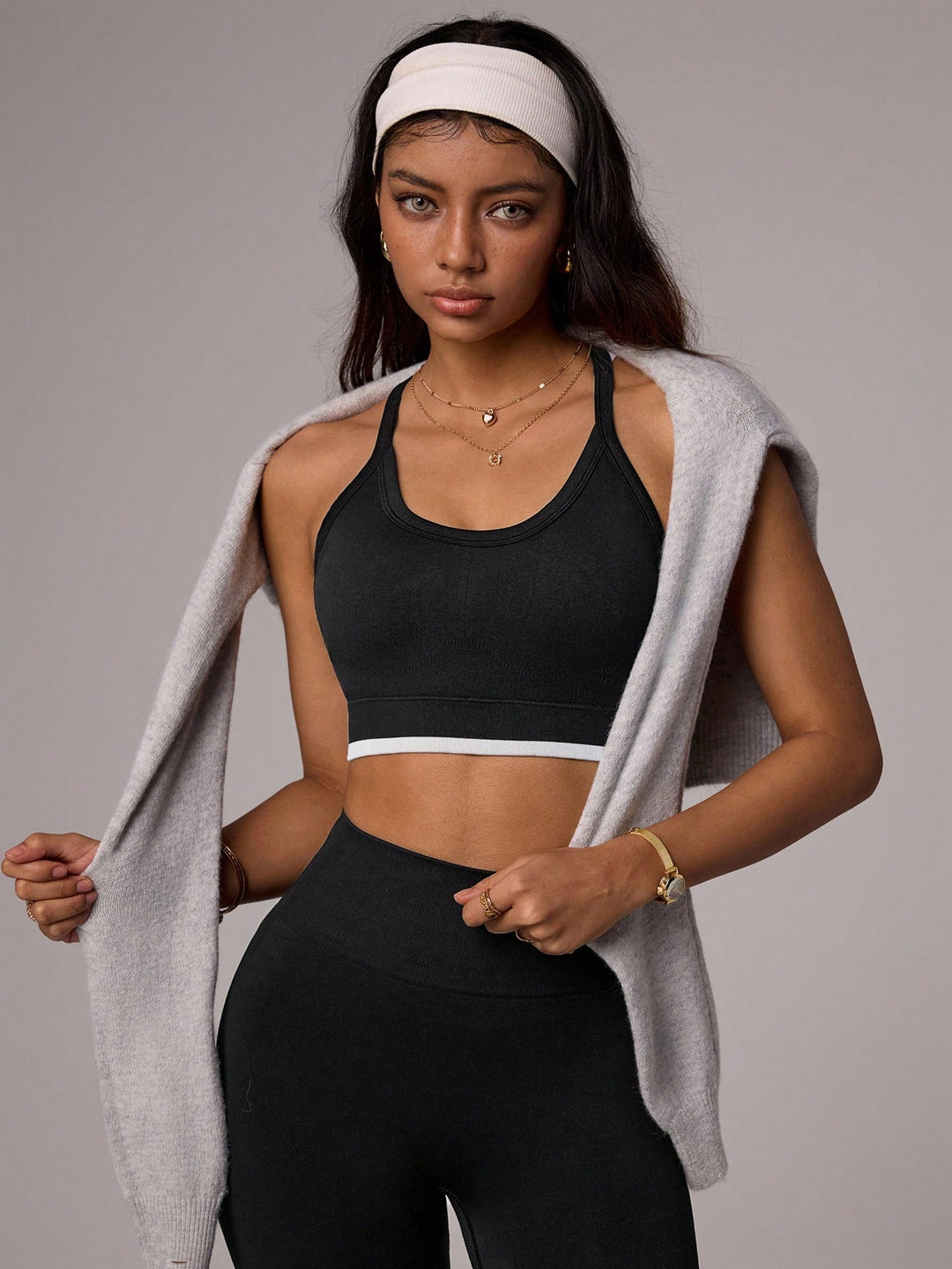 SHEIN sportmelltartó, többszínű