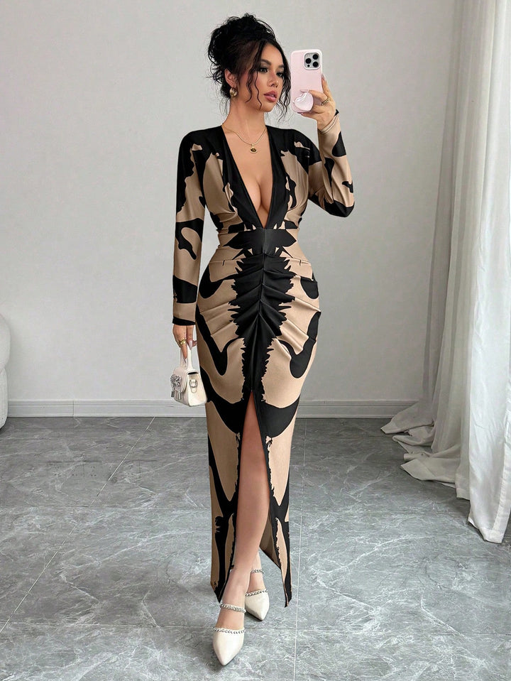 SHEIN Maxi Dress, mixed colors
