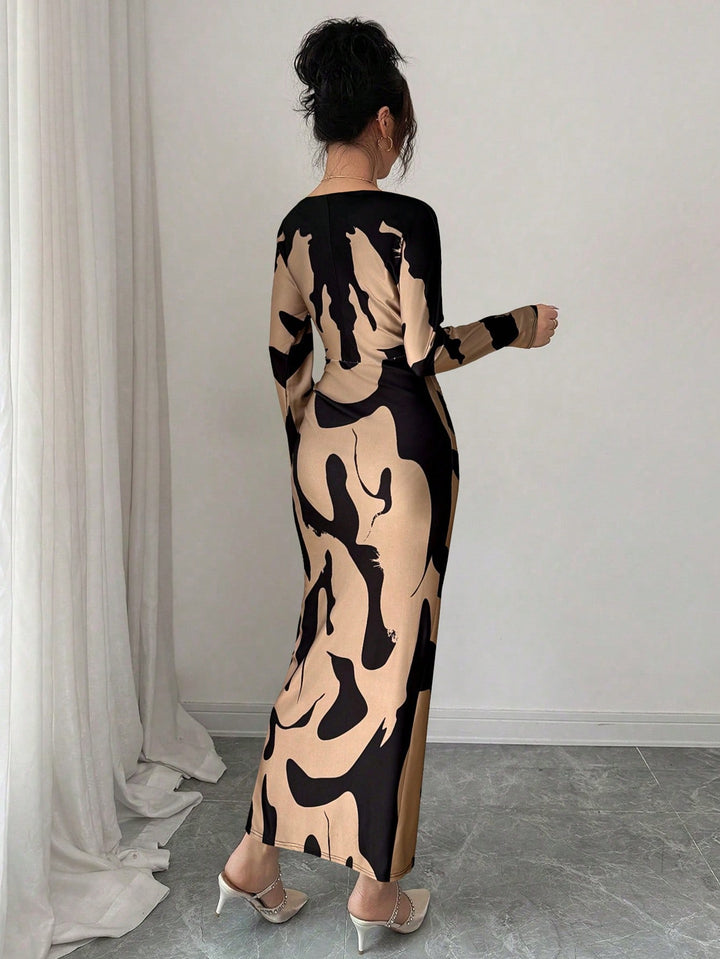 SHEIN Maxi Dress, mixed colors