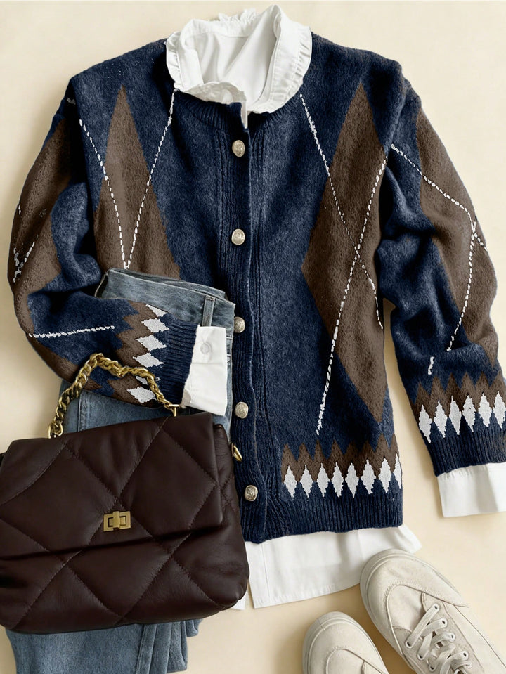 Cardigan SHEIN, albastru