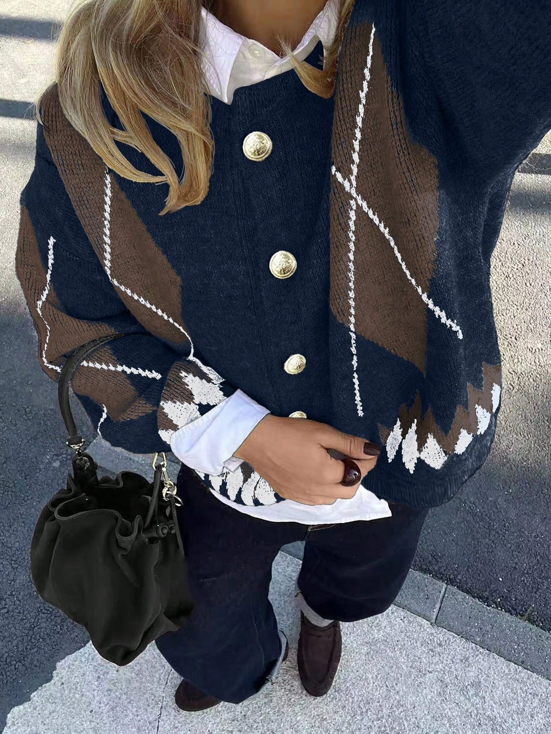 Cardigan SHEIN, albastru