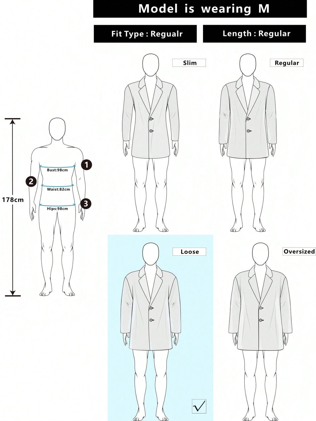 Palton SHEIN, negru