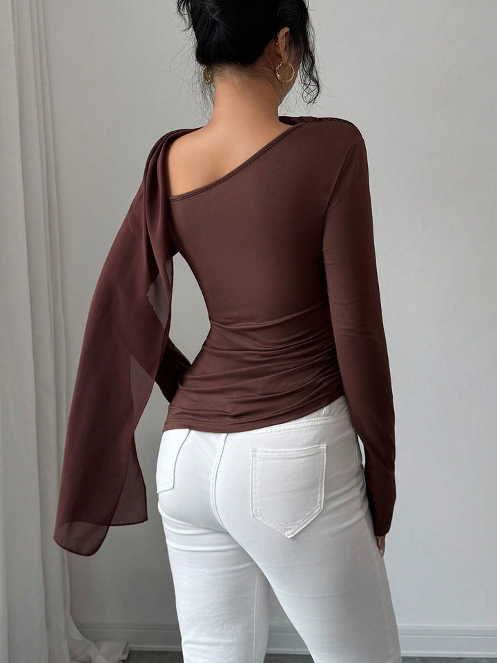 SHEIN barna blúz