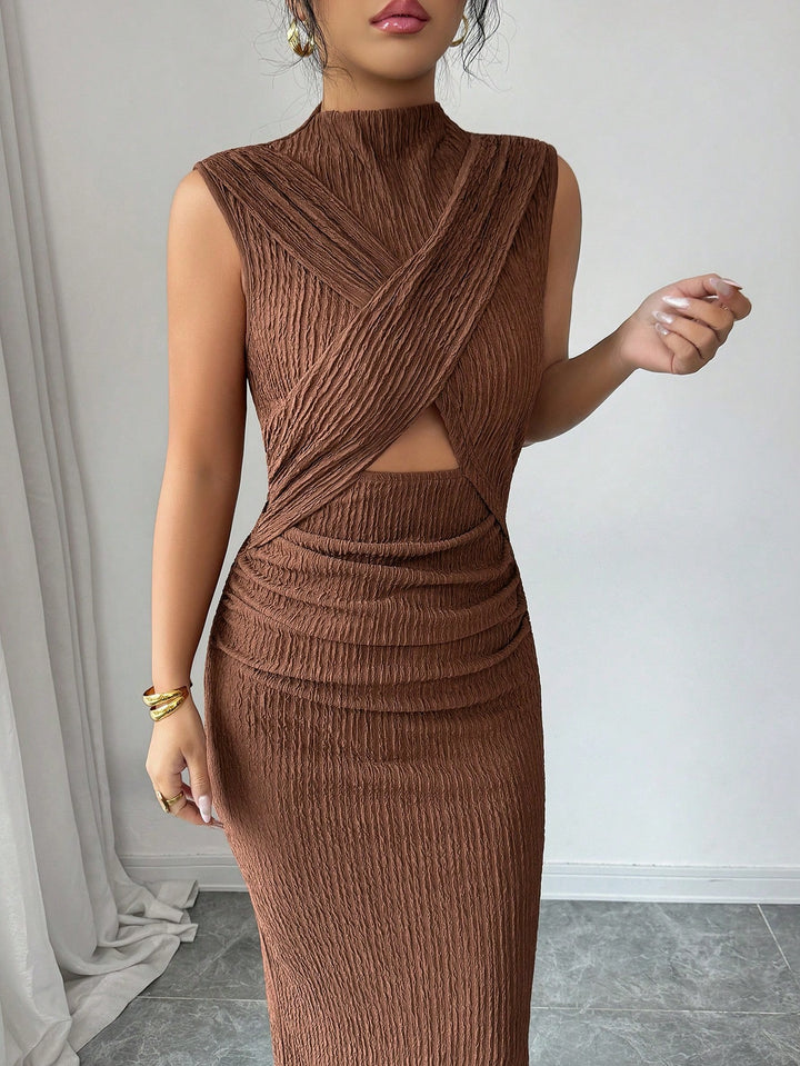 Rochie maxi SHEIN, maro