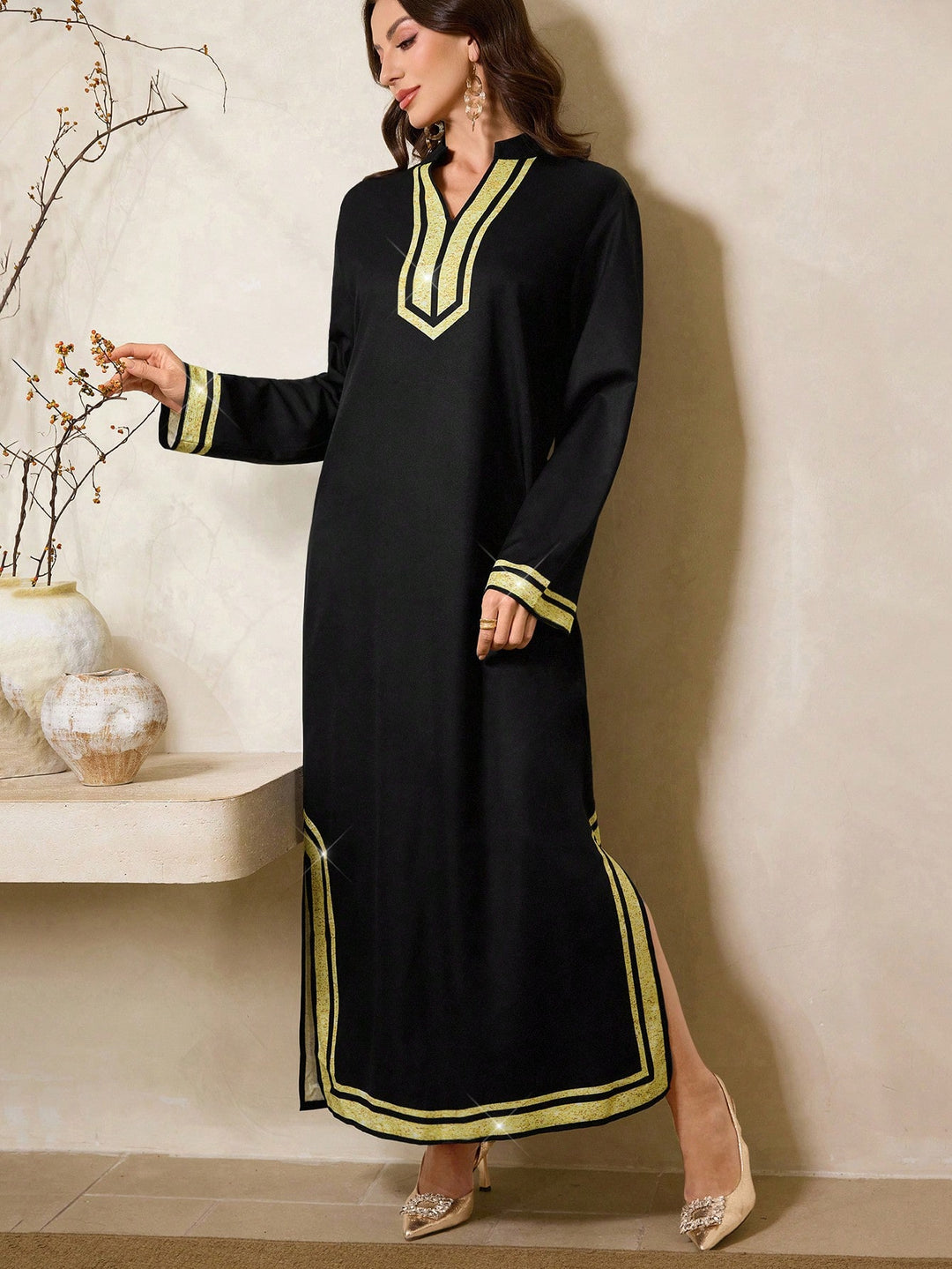 Rochie maxi SHEIN, negru