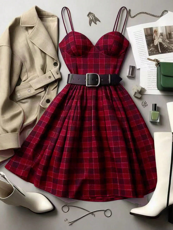 Rochie scurtă SHEIN, roșu