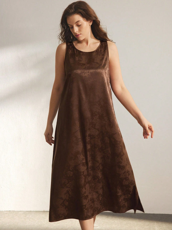 Rochie maxi SHEIN, maro