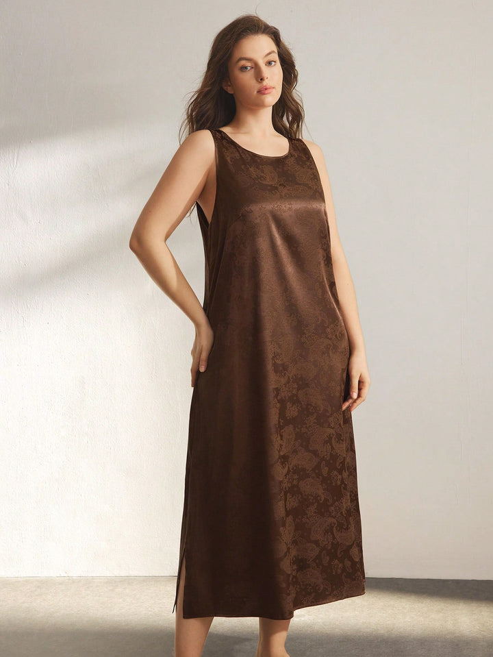 Rochie maxi SHEIN, maro