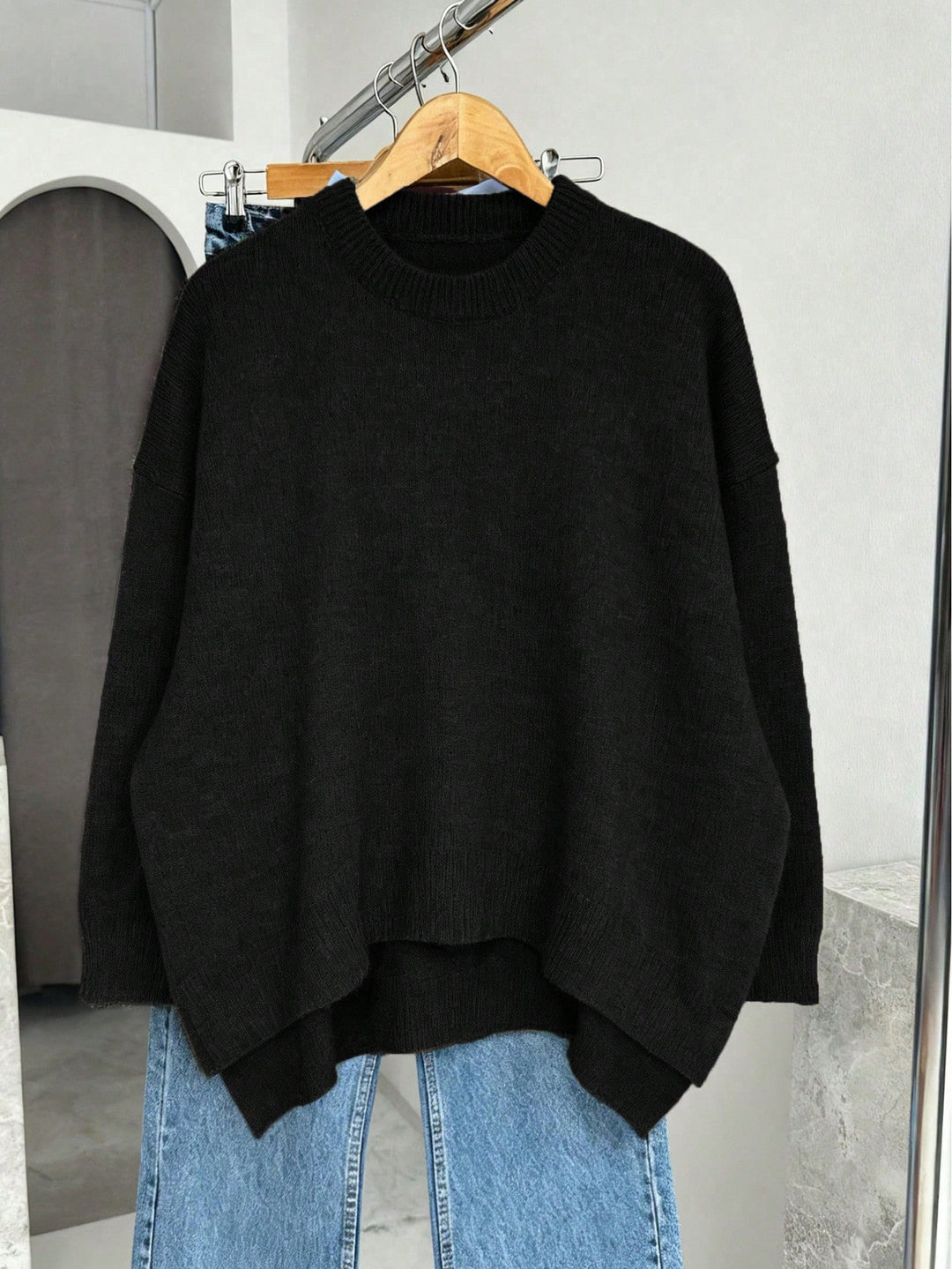 Pulover SHEIN, negru