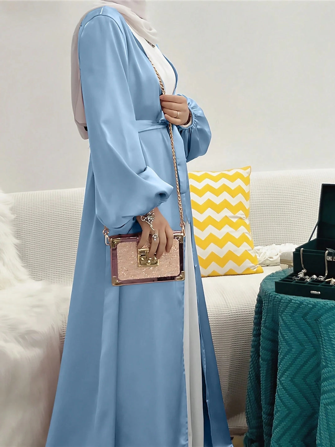Cardigan SHEIN, albastru