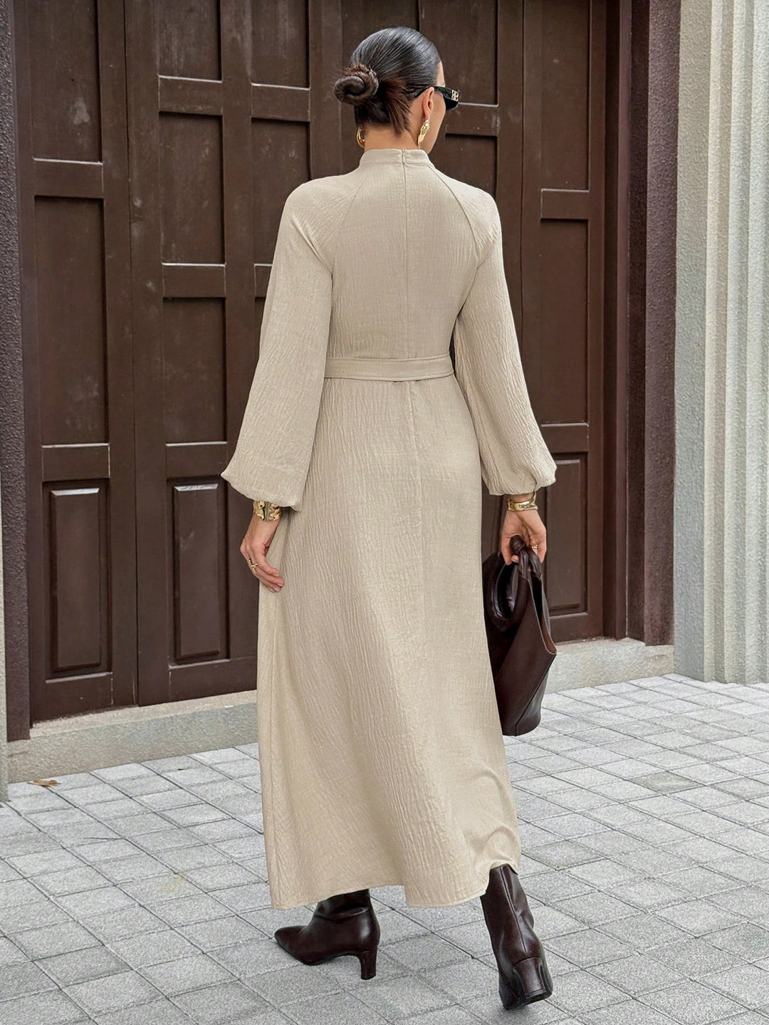 SHEIN Maxi Dress, Beige