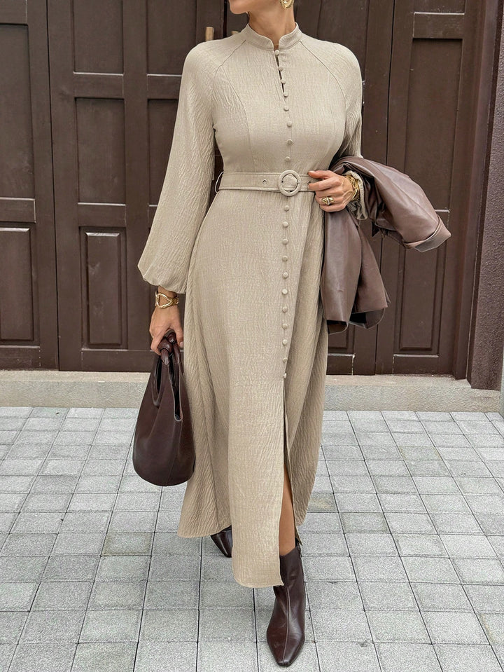Rochie maxi SHEIN, bej