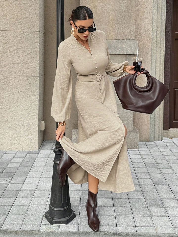 SHEIN Maxi Dress, Beige