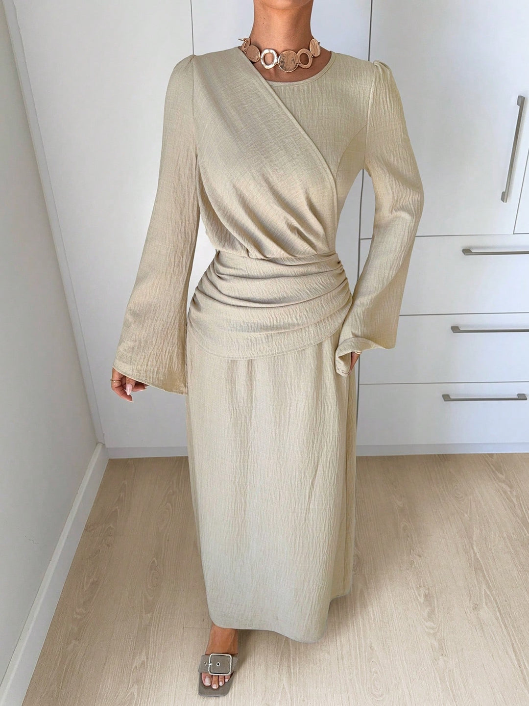 Rochie maxi SHEIN, portocaliu