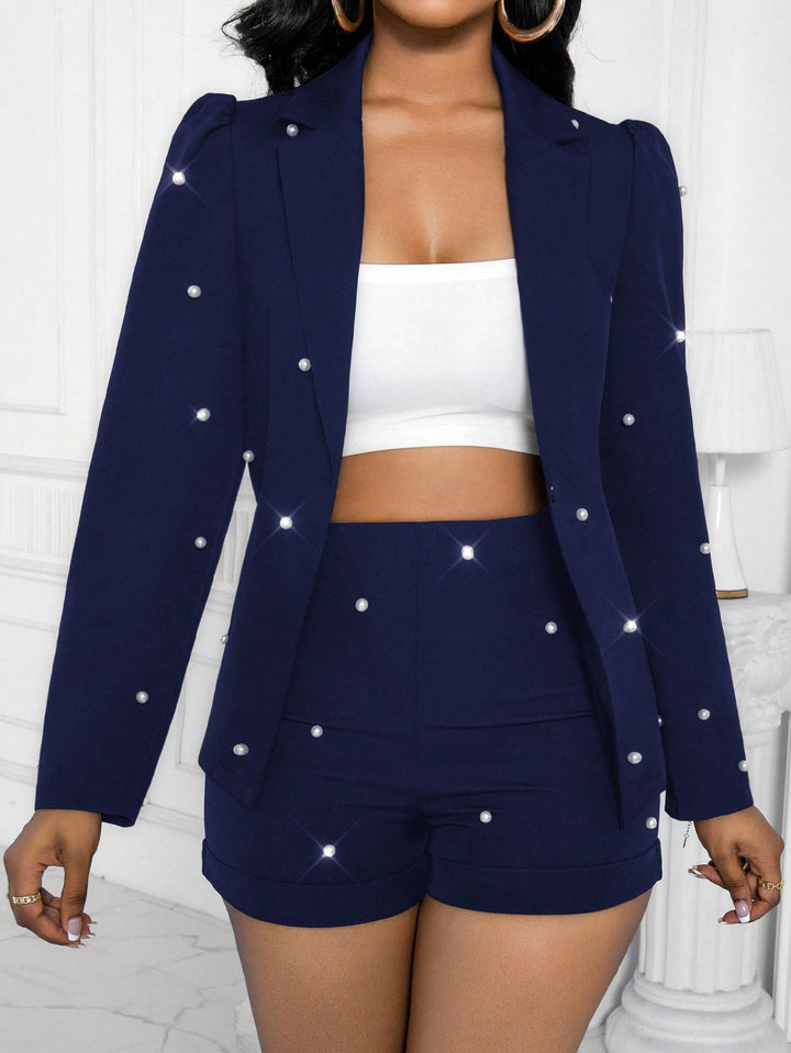 Costum SHEIN, albastru
