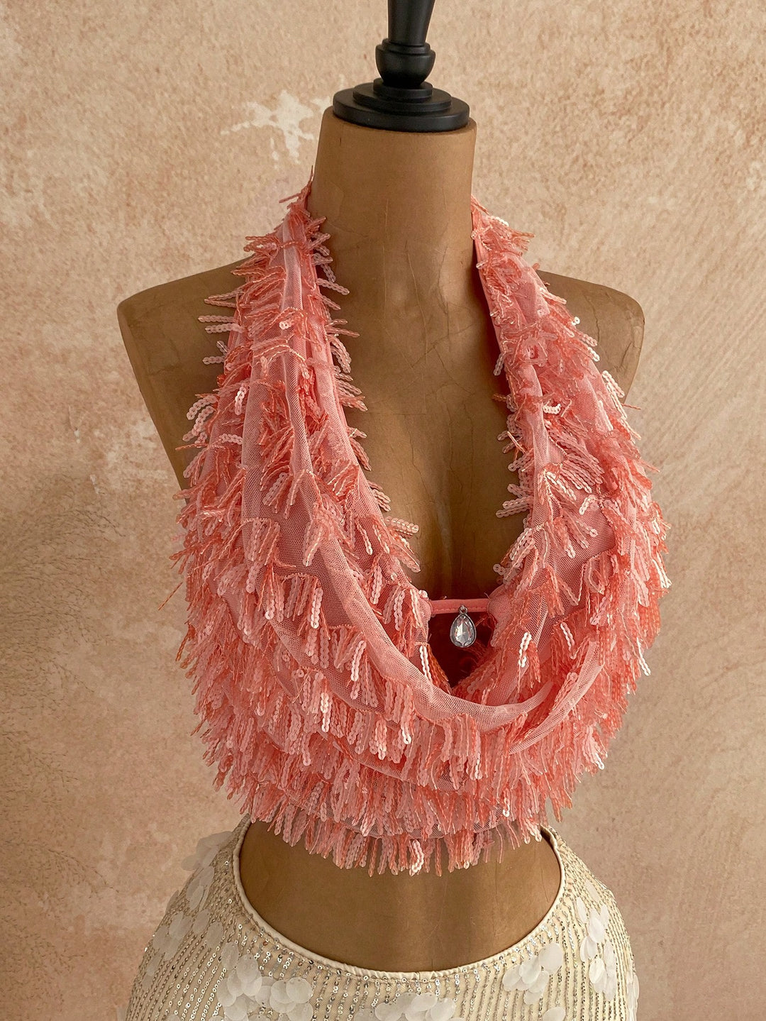 Top SHEIN, portocaliu