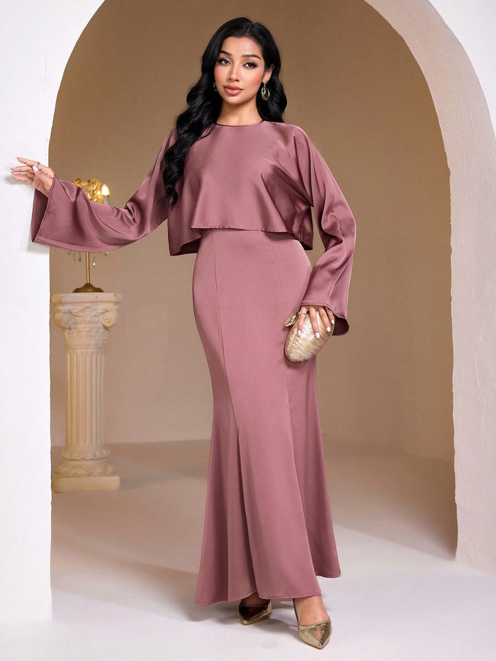 Rochie maxi SHEIN, roz