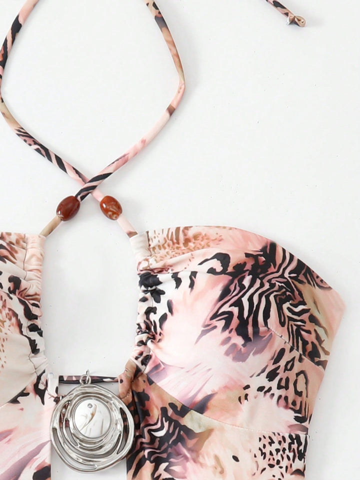 Costum de baie SHEIN, mix culori