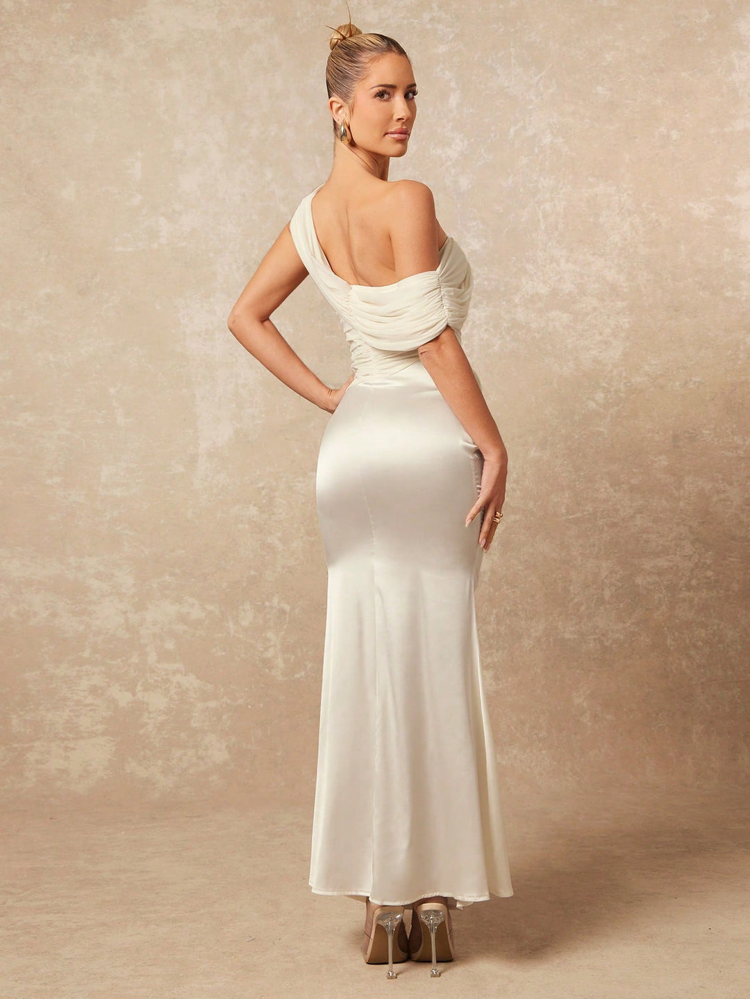 SHEIN maxi ruha, bézs