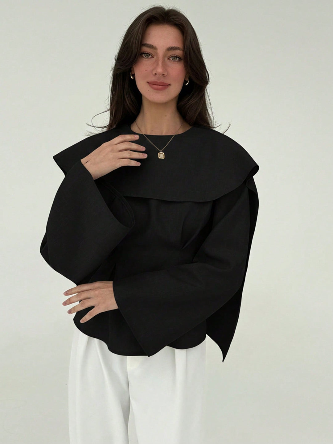 SHEIN blúz, fekete