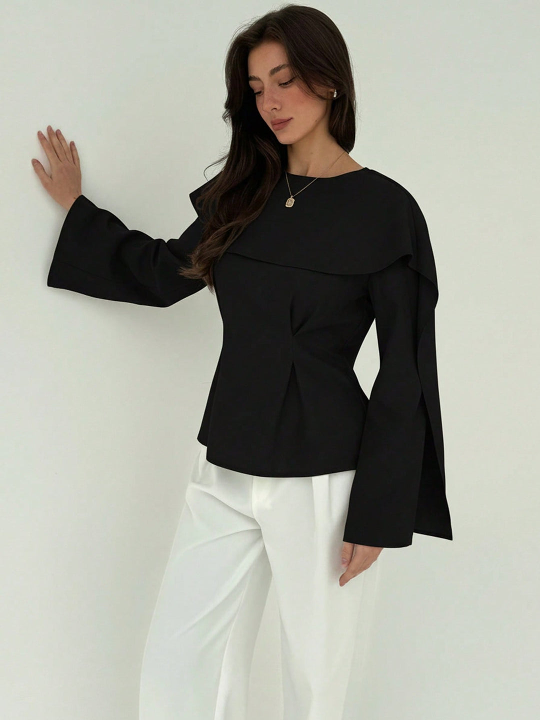 SHEIN blúz, fekete