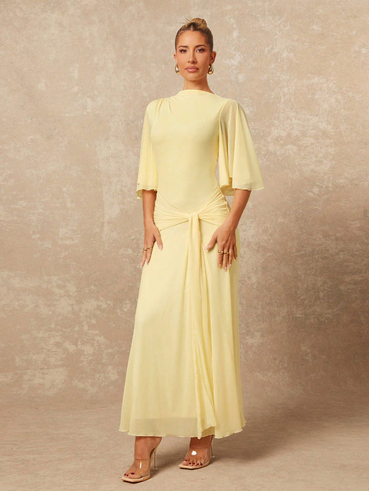 Rochie maxi SHEIN, galben