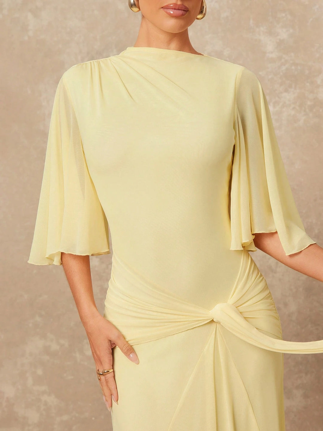 Rochie maxi SHEIN, galben