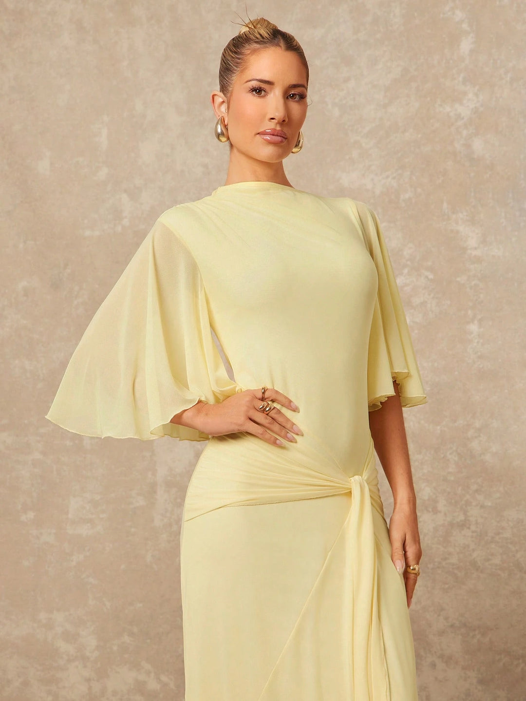Rochie maxi SHEIN, galben
