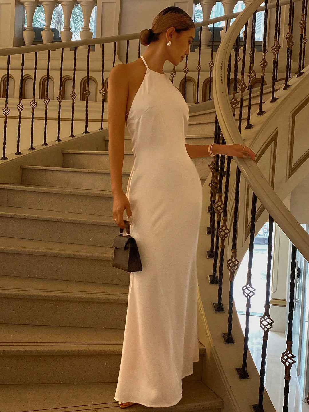 Rochie maxi SHEIN , bej