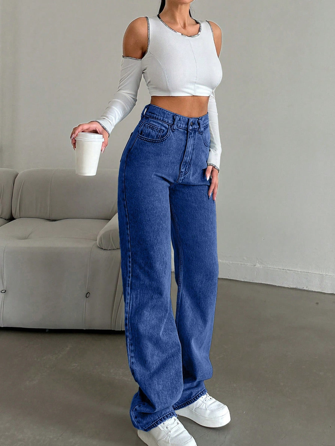 Jeans SHEIN, albastru