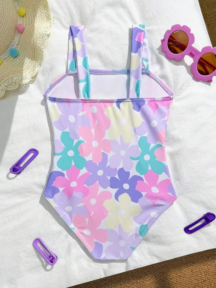 Costum de baie întreg SHEIN, mix culori