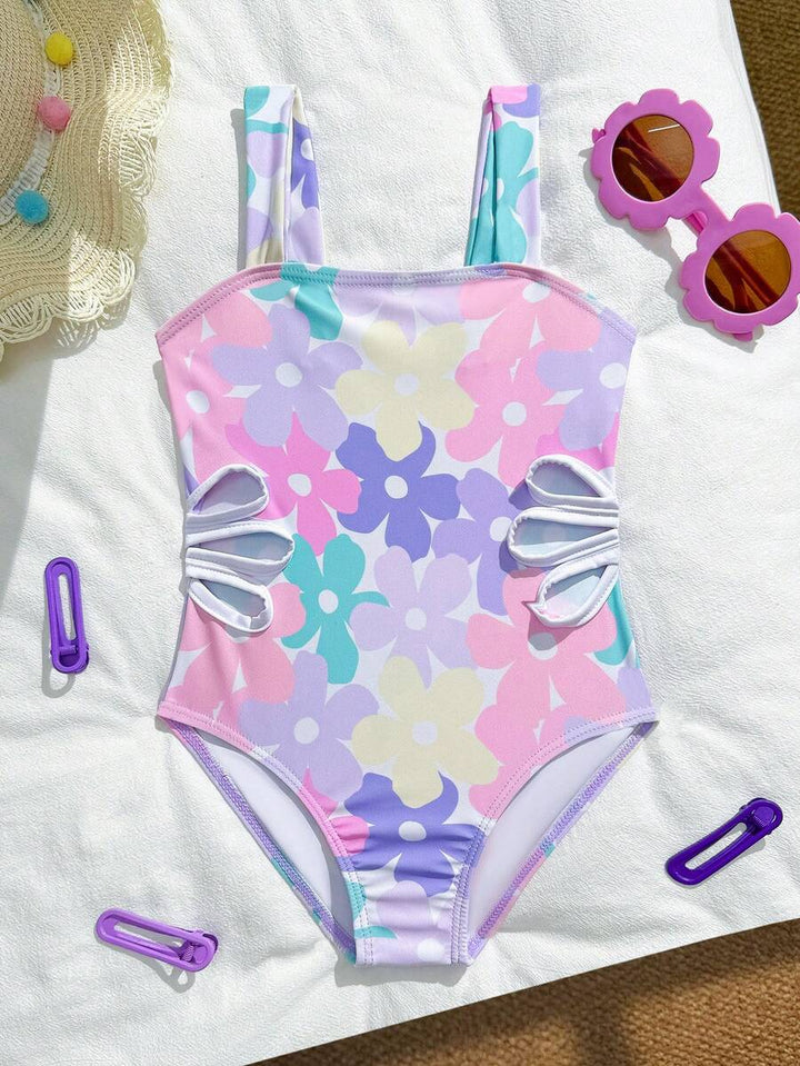 Costum de baie întreg SHEIN, mix culori