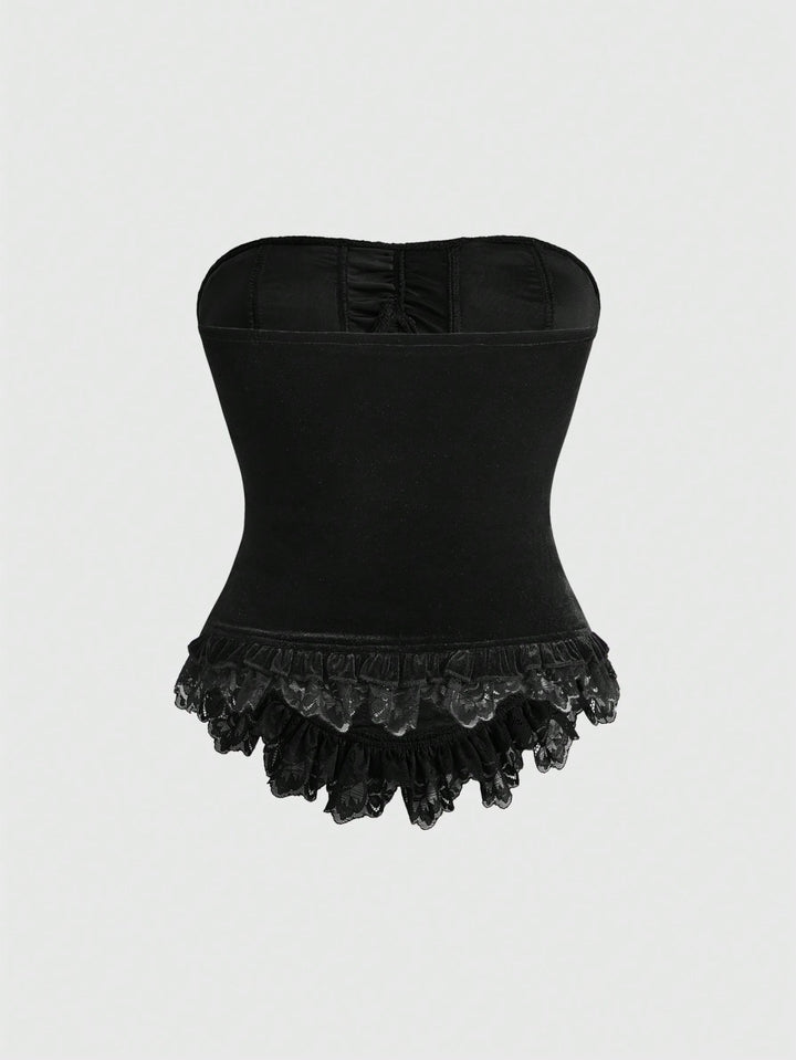 Top SHEIN, negru