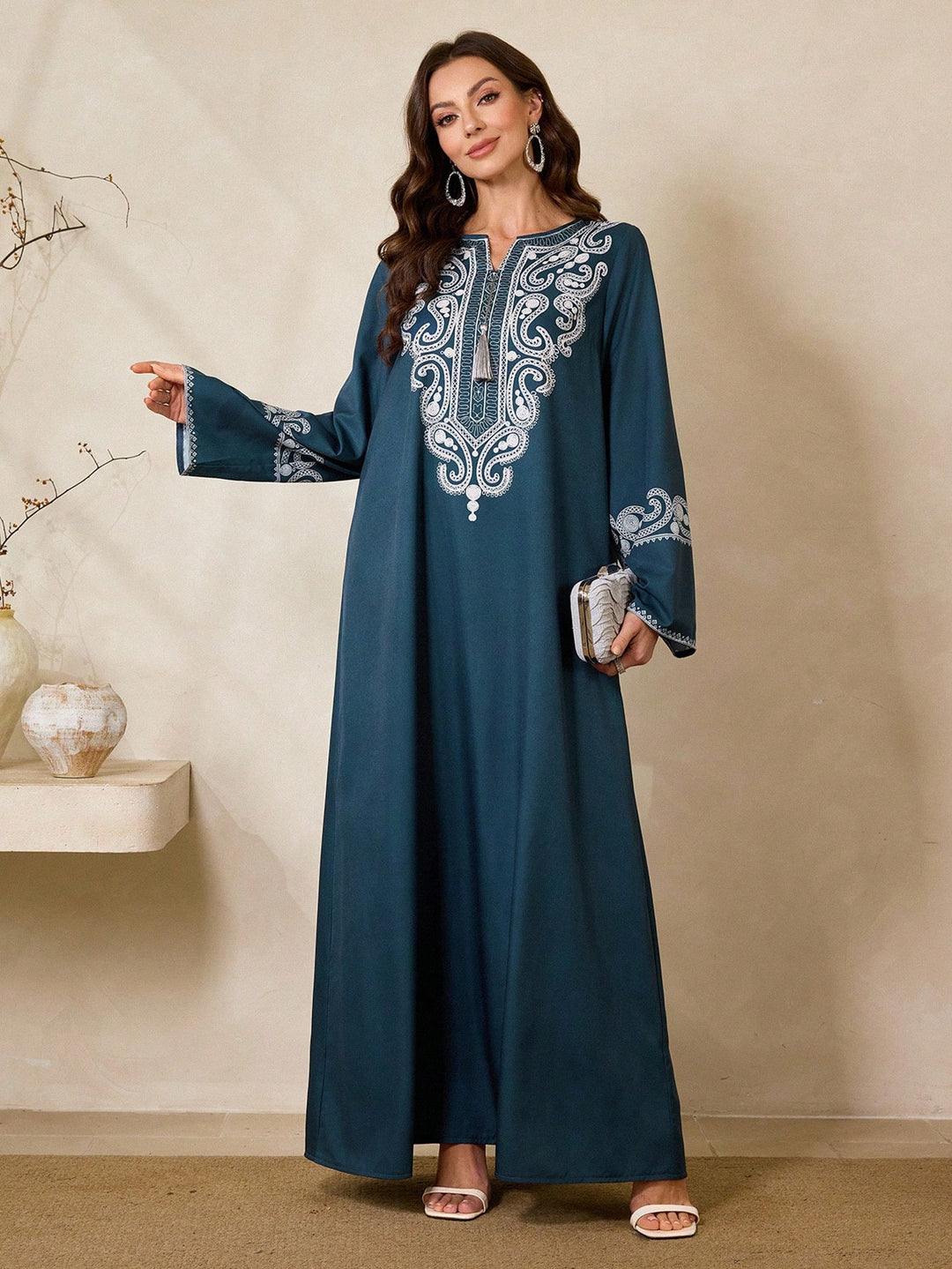 Set caftan și jalabiya SHEIN