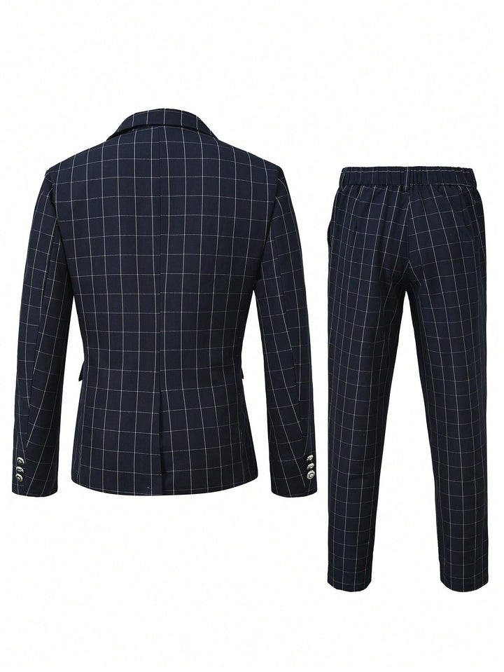 Costum SHEIN, albastru