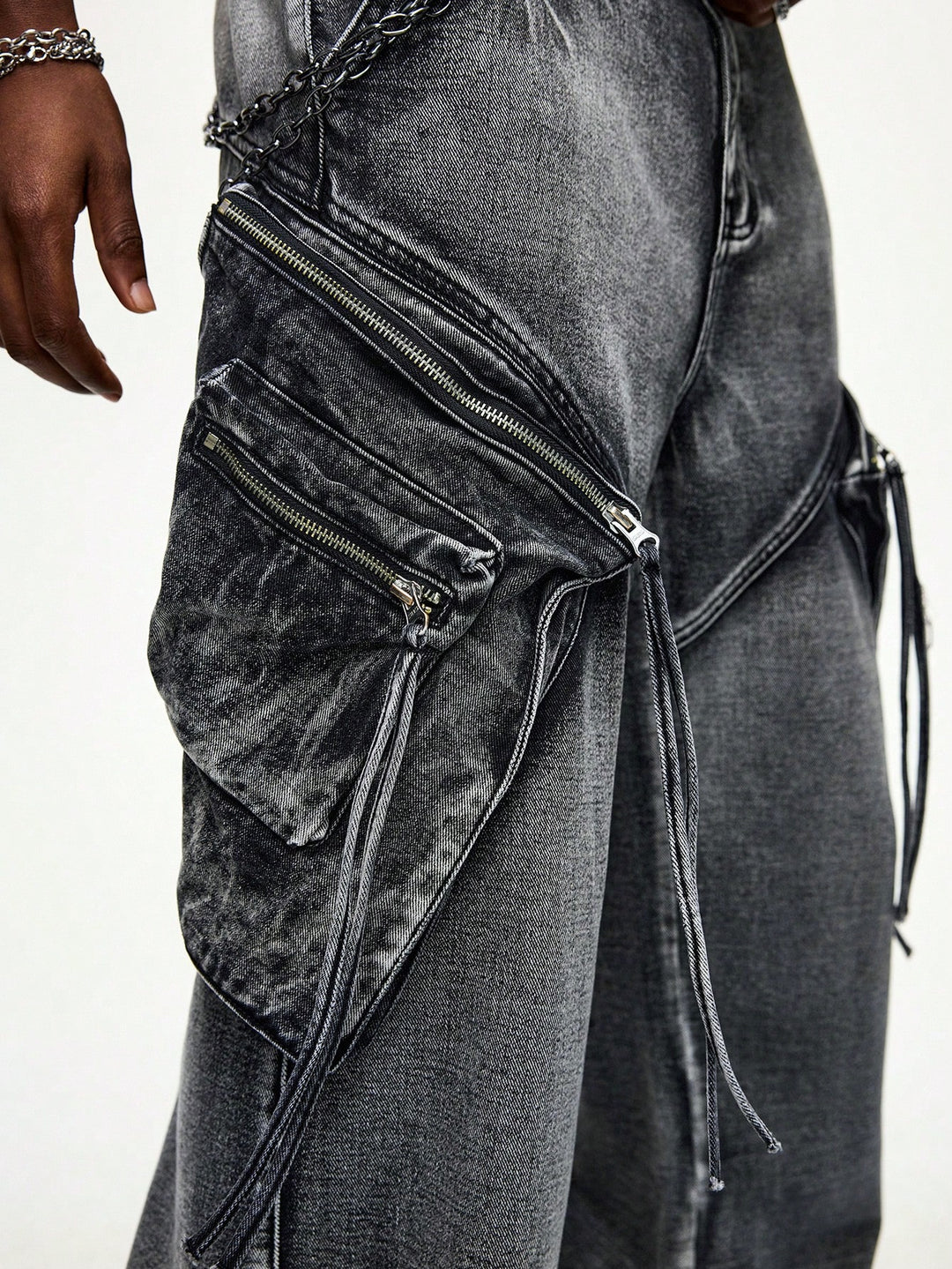 Jeans SHEIN, gri