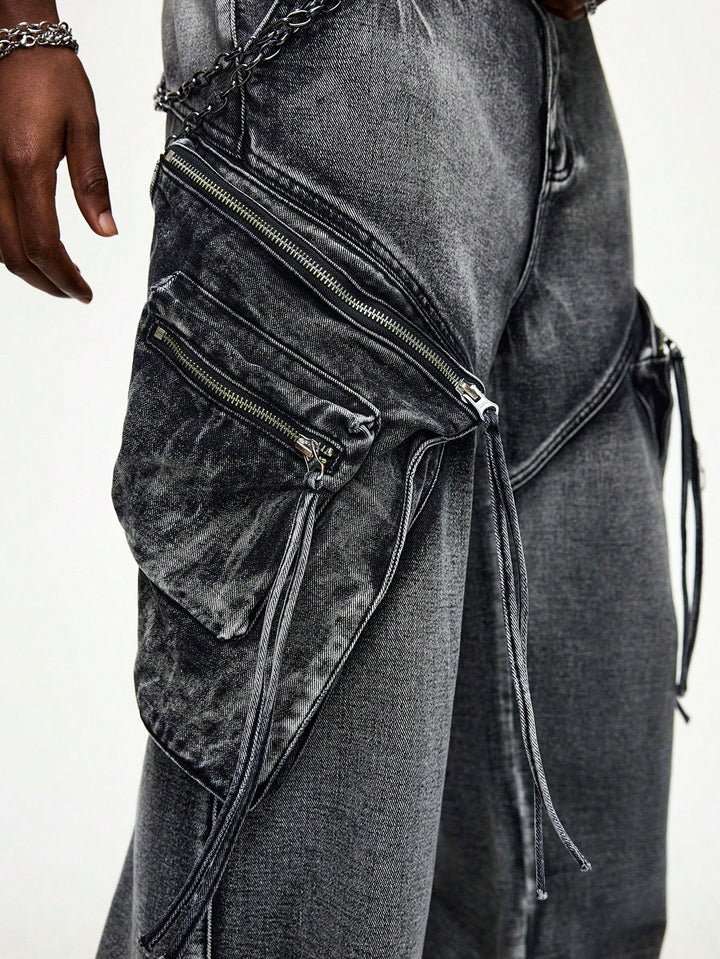 Jeans SHEIN, gri