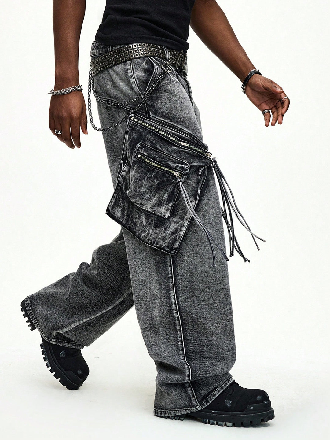 Jeans SHEIN, gri