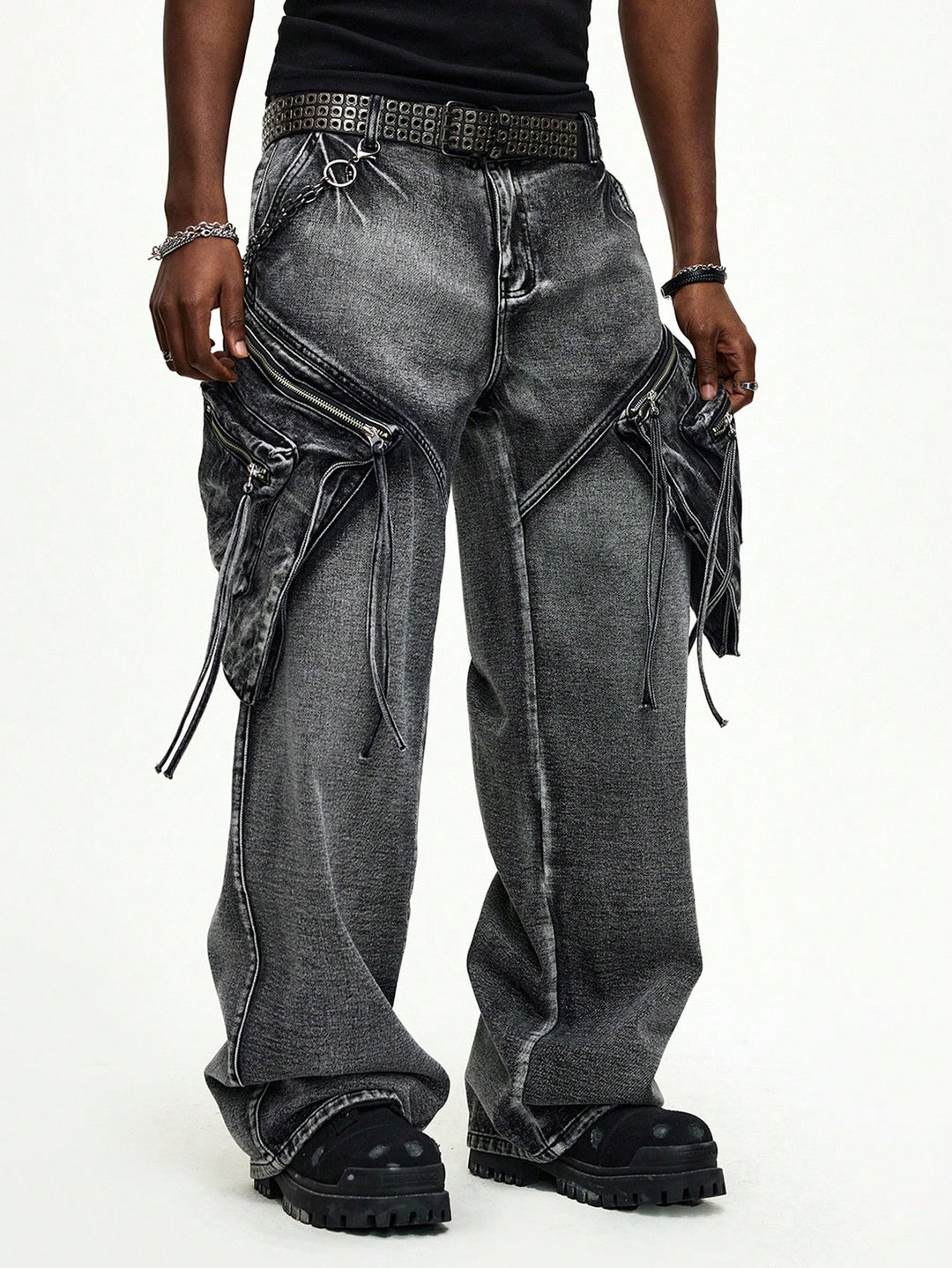 Jeans SHEIN, gri